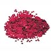 14g Red Heart table confetti - Fabulous Red Sparkle heart wedding party table confetti