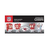 NFL Kansas City Chiefs 4-Pack Uniform Magnet Set