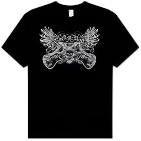 ROCK GUITARS Classic Rock n Roll Adult T-shirt