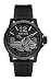 Ecko Men's Watches - Marc Ecko Men's E11587G1 The Flint 3 Hand Movement Black Dial Watch