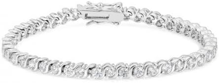 Icon Bijoux B01475R-C01 Elegant Round Cz Tennis Bracelet