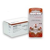 60 Rayovac Extra Hearing Aid Batteries Size: 312