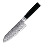 Review Shun Knives DM-0718 / Shun 6-1/2-Inch Classic Hollow Ground Santoku
