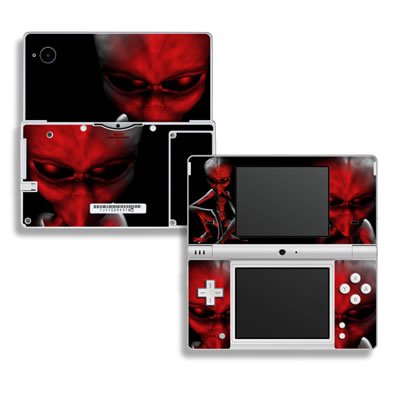 Crimson Abduction Design Decorative Protector Skin Decal Sticker for Nintendo Dsi