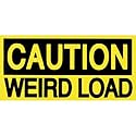 Caution Weird Load Decal - Sticker