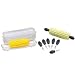 Norpro Glass Corn Dish and Grip EZ Holders Set