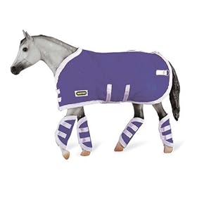 Blue Blanket and Shipping Boots by Breyer