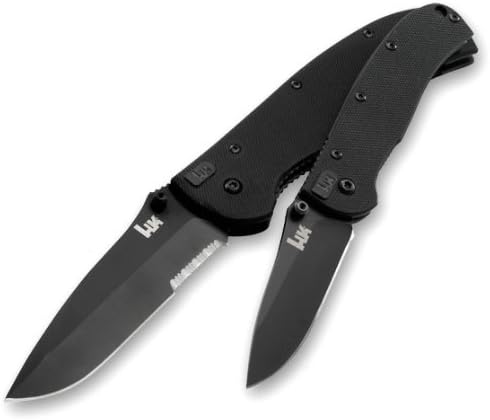 HK Benchmade Mini-Ascender Drop Point BT2 Coated Plain Edge Folding Knife