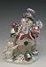 Snowman Glass Belly Candle Holder/Candy Jar