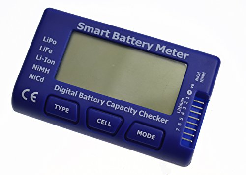 Jrelecs 5 in 1 Smart battery meter Digital Battery Capacity Checker LiPo LiFe Li-ion NiMH Nicd