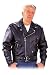 Mens Black Leather Motorcycle Jacket Coat