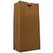 Duro 81007 Kraft Paper Flat-Bottom Grocery Bag, 4-lb Capacity, 5-" Length x 3-1/3" Width x 9-3/4" Height, Brown (Pack of 500)