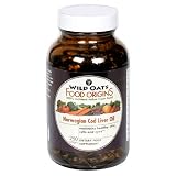 Wild Oats Food Origins Norwegian Cod Liver Oil Softgels, 250-Count Bottles (Pack of 2)