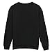 Halife Women's Cute Cat Face and Meow Letter Print Lightweight Sweatshirt