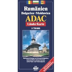 ADAC Karte, Rum�nien, Bulgarien, Moldawien