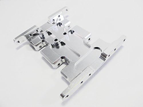 ALIENTAC Alloy Gear Box Mount Holder for Axial SCX10 1/10 RC Crawlers Silver