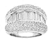 2.45Ct. 14K. White Gold Diamond Anniversary Ring