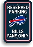 Buffalo Bills NFL Reserved Parking Sign