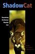 Shadow Cat: Encountering the American Mountain Lion