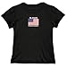 T-Shirt Woman Black  Elegant Usa Flag Punxsutawney  Pennsylvania Usa City
