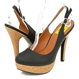 Fahrenheit Valley01 Platform Pumps Black