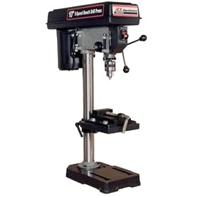 POWER TOOL SPECIALISTS 80625 BENCH DRILL PRESS WITH 5-Speed 10 by Power Tool Specialists