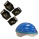 Razor Multi-Sport Protective Pad Set and V9 Toddler Light Blue Helmet (Fits Ages 1-4)