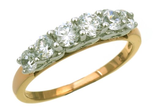 Damen-Ring 9 Karat (375) Bicolor Gr. 63 (20.1)  Zirkonia PR7862RW CZV Preisvergleich