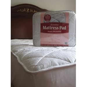 Fitted - Luxuriuos Down Alternative Mattress Pad - 100% Cotton , 300 Thread Count Fitted - Luxuriuos Down Alternative Mattress Pad - 100% Cotton , 300 Thread Count
