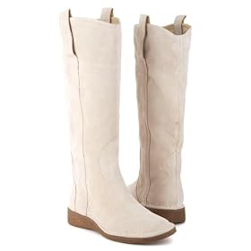 Steven Skylerr Beige knee-high