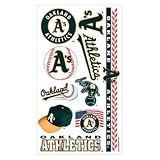 Oakland Athletics A's Temporary Body Tattoos 3 Pack
