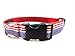 Medium American Flag Dog Collar: 3/4