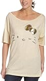 Hello Kitty Juniors' Gold Bow Tee,Butter,Small
