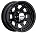 Automotive : Cragar 3975812P: Wheel, Soft 8, Steel, Black, 15 in. x 8 in., 5 x 4.5 in. Bolt Circle, 4.75 in. Backspace, Each