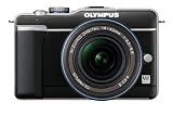Olympus PEN E-PL1 12.3MP Live MOS Micro Four Thirds Interchangeable Lens Digital Camera with 14-42mm f/3.5-5.6 Zuiko Digital Zoom Lens (Black)