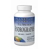 Andrographis Full Spectrum 400 mg 120 tabs ( Traditional Winter Herb ) Planetary Herbals