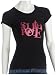 Sports : Southpole Ladies T-shirt 833s 1002 100, black