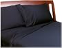 Wamsutta 360-Thread-Count Classic Supima Twill Twin Flat Sheet, Black