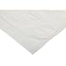 Creative Converting 71-0241B 108-Inch Length by 54-Inch Width White Color Plastic Lined Table Cover (Case of 24)