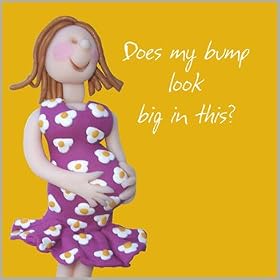 Fax Potato Greeting Card - Congratulations. New Baby. Does My Bump Look Big In This - For New Baby, Christening, Congratulations,