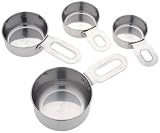 Hoffritz 4-Piece Stainless-Steel Measuring Cups