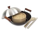 Keilen International Trends Nonstick Carbon-Steel 7-Piece Wok Set