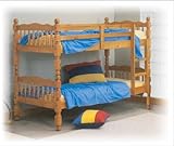 BEAUTIFUL SOLID PINE WOOD BUNKBED IN HONEY FINISH