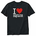 T-Shirt Black " Love Classic Siquijor " Philippines City