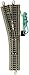 Bachmann Industries E-Z Track 4 Turnout - Left (1/card) N Scale