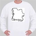 Sweatshirt with Angola, geographical, map