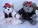 41KBKPIeyiL. SL75  Reviews Plush Motorcycle Biker Teddy Bear 8 Inches Tall, Jointed Stuffed Animal Toy, Boy and Girl, 2 Pcs Set