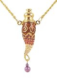 Hidden Treasure Perfume Necklace (Red)