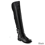 YOKI SAKI-10 Women's Hot Fashion Over The Knee High Comfort Riding Boots, Color:BLACK, Size:8