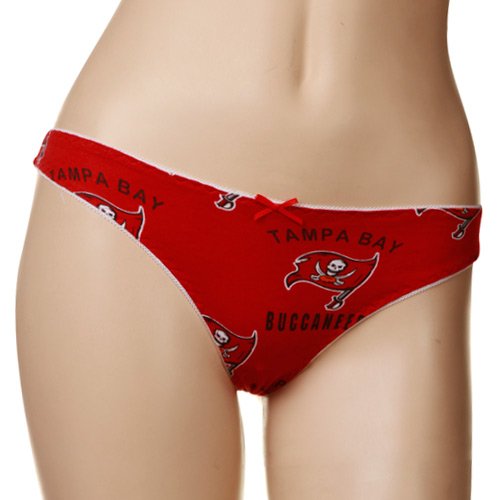 Reebok Tampa Bay Buccaneers Ladies Red Maverick Thong Underwear (X-Large)
